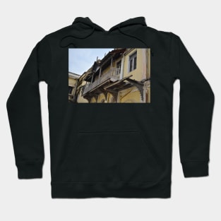 yellow house Hoodie